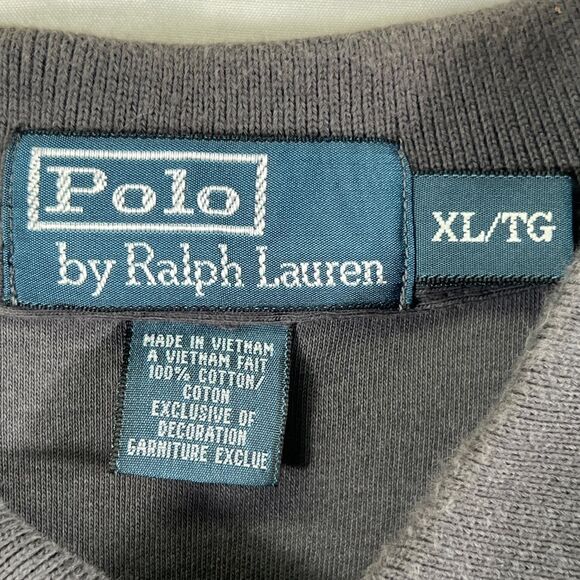Polo Ralph Lauren Men's Blue/Gray Polo Shirt 0649 - Picture 4 of 12